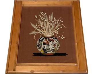 523 - Framed Needlepoint - 28 x 24
