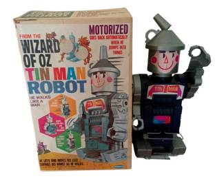 80 - REMCO Wizard of Oz Tin Man Robot in original box used as-is electric/electronic/mechanical item - no guarantee all components, untested
