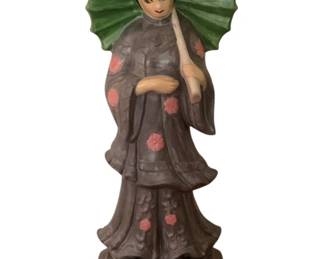 90 - Oriental Pottery Figure - 16" tall
