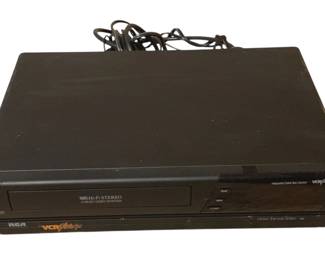 506 - RCA VCR - 4 Head Video System - no remote used as-is electric/electronic/mechanical item - no guarantee all components, untested.
