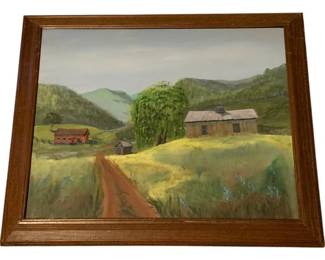 514 - Framed Oil on Canvas - 24 x 19
