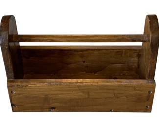 554 - Primitive Wood Tool Box - 12 x 18 x 10

