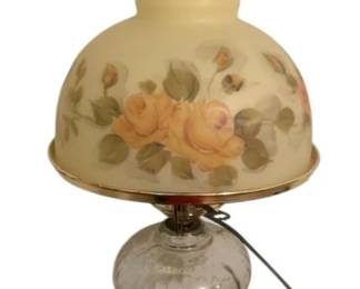 368 - Parlor Lamp - 24" tall used as-is electric/electronic/mechanical item - no guarantee all components, untested.
