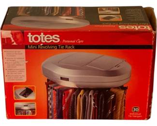 21 - Totes Electric Tie Rack in box used as-is electric/electronic/mechanical item - no guarantee all components, untested
