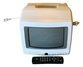 598 - '95 Thomson TV w/ remote - 10" Screen used as-is electric/electronic/mechanical item - no guarantee all components, untested.
