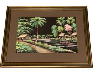 522 - Framed Oil on Board, signed - 25 x 20
