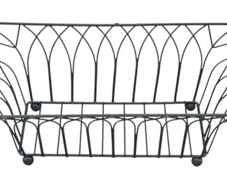 81 - Metal Planter holder - 9 x 22 x 12
