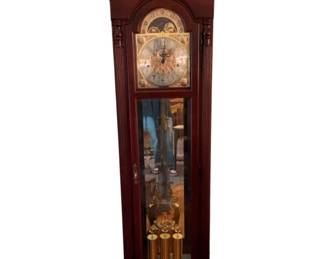 11 - Howard Miller Grandfather Clock - 84 x 20 x 12 w/ key
