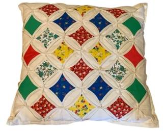 329 - Vintage Pillow - 13 x 13
