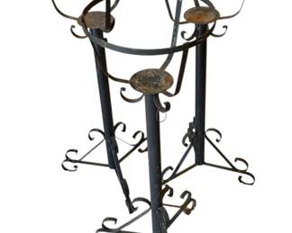595 - 3 Metal Plant Stands - 29 x 10

