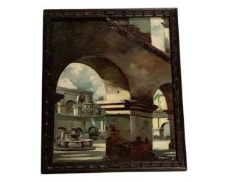 552 - Framed Oil on Canvas, signed - 11 x 9
