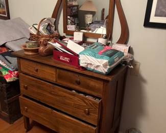 Dresser with mirror