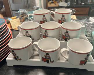 Christmas coffee cup set