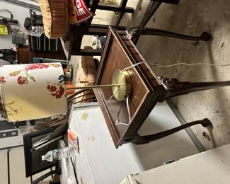 Table and lamp