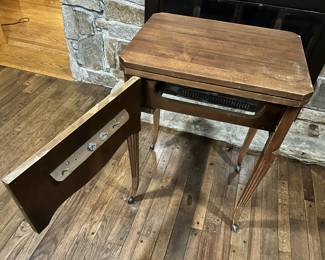 Sewing table from mid-20th century. 