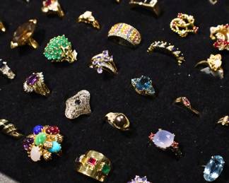Colored Stone Rings- Ganem Jewelers Ahwatukee Location Estate Sale
Wednesday 8/13-Saturday 8/16, 10am-5pm
3602 E. Ray Road Phoenix AZ 85044
480-706-1850