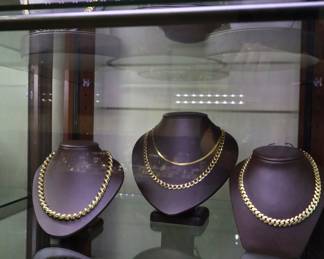 Gold Chains/Necklaces- Ganem Jewelers Ahwatukee Location Estate Sale
Wednesday 8/13-Saturday 8/16, 10am-5pm
3602 E. Ray Road Phoenix AZ 85044
480-706-1850
