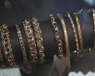 Gold Bracelets- Ganem Jewelers Ahwatukee Location Estate Sale
Wednesday 8/13-Saturday 8/16, 10am-5pm
3602 E. Ray Road Phoenix AZ 85044
480-706-1850