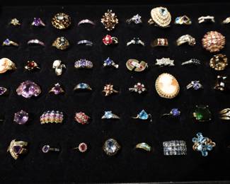 Colored Stone Rings- Ganem Jewelers Ahwatukee Location Estate Sale
Wednesday 8/13-Saturday 8/16, 10am-5pm
3602 E. Ray Road Phoenix AZ 85044
480-706-1850