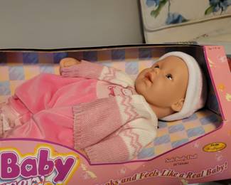 LaBaby doll in pink and in blue