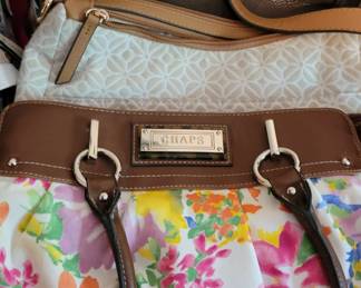 Name brand purses. Coach, Dana Buchman, Chaps, etc