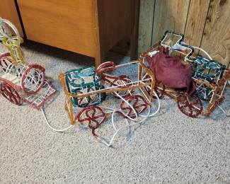 Outdoor holiday train