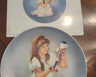 Shell Fisher Nutcracker plates with certificates of authenticity
