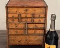 Antique Watchmakers Chest