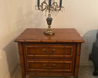 Bamboo Style Nightstand