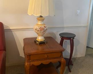 Wood End Table