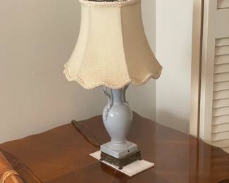 Small Porcelain Lamp Set