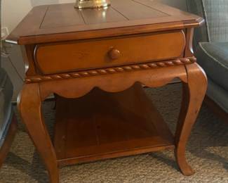 Wood End Table
