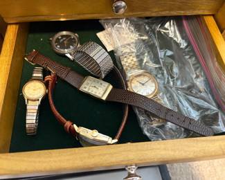 Hundreds of vintage watches