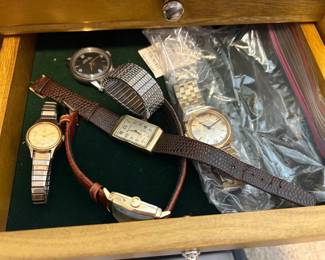 Hundreds of vintage watches