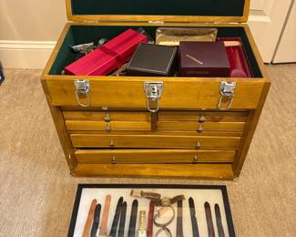 Hundreds of vintage watches