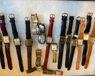 Hundreds of vintage watches