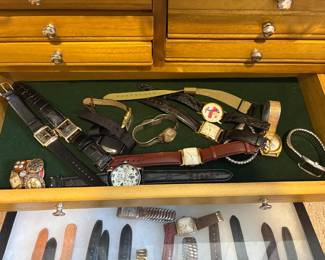 Hundreds of vintage watches