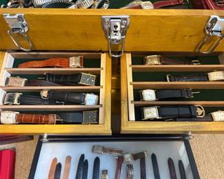 Hundreds of vintage watches