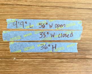 Outdoor shuffleboard measurements