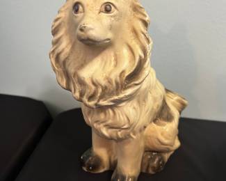 Vintage Chalkware Dog