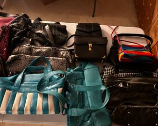 Tons of Purses and Handbags