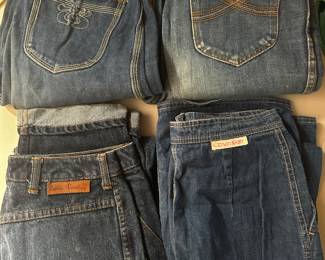 Vintage Ladies Denim Jeans and Skirt - Calvin Klein, Pierre Cardin and Others
