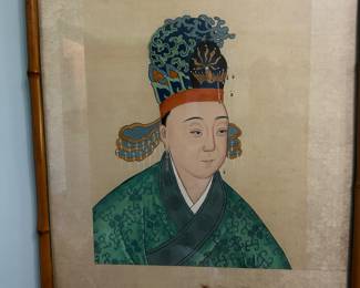 Pair of Antique Asian Ancestors