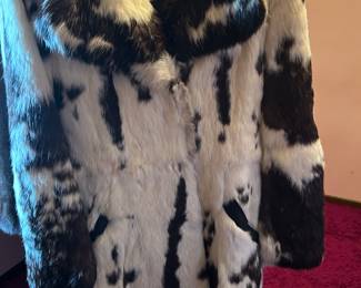 Ladies Rabbit Fur Coat