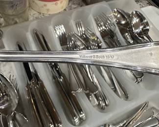 84 piece “French Garden” Villeroy & Boch flatware