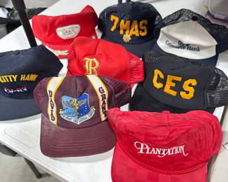 Vintage ball caps and trucker hats