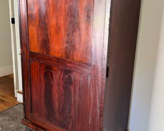 Antique Mahogany Sheet Music Cabinet