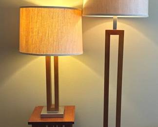 Matching Floor And Table Lamp