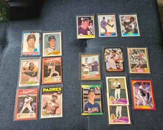 Lot of 16 Padres Tigers Angels Gwynn and Gibson Cards included