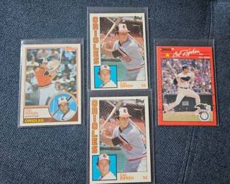 Cal Ripken Orioles Lot of 4 Baseball Cards